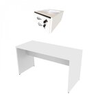 Escrivaninha Mesa Escritório Arvo 2 Gavetas 100cm Bramov Bran