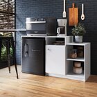 Escrivaninha Mesa Escritório Bancada Multiuso 1 Porta E 3 Nic