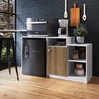 Escrivaninha Mesa Escritório Bancada Multiuso 1 Porta E 3 Nic