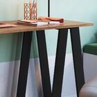 Escrivaninha Mesa Escritorio Cavalete 2 Prateleiras B61 Novam