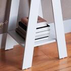 Escrivaninha Mesa Escritorio Cavalete 2 Prateleiras B61 Novam