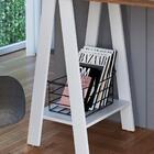 Escrivaninha Mesa Escritorio Cavalete 3 Gavetas B62 Novam