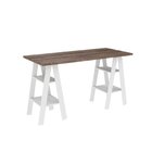 Escrivaninha Mesa Escritório Cavalete 4 Prateleiras Mb 1034 R