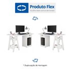 Escrivaninha Mesa Escritório Cavalete Com Chave Bali 1 Gaveta