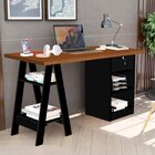 Escrivaninha Mesa Escritório Cavalete Com Chave Bali 2 Pratel