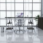 Escrivaninha Mesa Escritório Cavalete Estilo Kuadra 4 Pratele