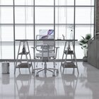 Escrivaninha Mesa Escritório Cavalete Estilo Kuadra 4 Pratele