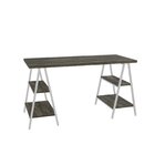 Escrivaninha Mesa Escritório Cavalete Estilo Kuadra 4 Pratele