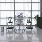 Escrivaninha Mesa Escritório Cavalete Estilo Kuadra 4 Pratele