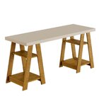 Escrivaninha Mesa Escritório Cavalete Hawaii 4 Prateleiras 13