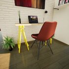 Escrivaninha Mesa Escritório Cavalete Madeira Macica Ms Color