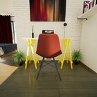 Escrivaninha Mesa Escritório Cavalete Madeira Macica Ms Color