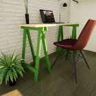 Escrivaninha Mesa Escritório Cavalete Madeira Macica Ms Color