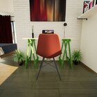 Escrivaninha Mesa Escritório Cavalete Madeira Macica Ms Color