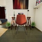 Escrivaninha Mesa Escritório Cavalete Madeira Macica Ms Color