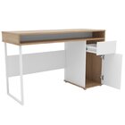 Escrivaninha Mesa Escritório Chicago 1 Gaveta 1 Porta 120cm I