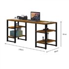 Escrivaninha Mesa Escritório Com 4 Prateleiras Innovare Yesca