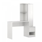 Escrivaninha Mesa Escritório Com Armário Office Morada Branca