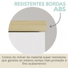 Escrivaninha Mesa Escritório Com Armário Toq 2 Portas 190cm