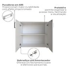 Escrivaninha Mesa Escritório Com Armários 180cm E Prateleira