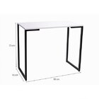 Escrivaninha Mesa Escritório Com Banco Slim 90cm Industrial Y