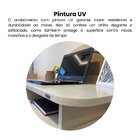 Escrivaninha Mesa Escritório Com E Detalhe Em Impressão Palha