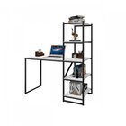 Escrivaninha Mesa Escritório Com Estante 130cm Home Office Fi