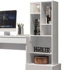 Escrivaninha Mesa Escritório Com Estante 1 Gaveta 149cm Lion