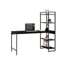 Escrivaninha Mesa Escritório Com Estante 4 Prateleiras Estilo