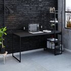 Escrivaninha Mesa Escritório Com Estante Alta Estilo Com Dyna