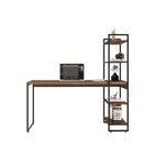 Escrivaninha Mesa Escritório Com Estante Alta Estilo Com Dyna