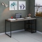 Escrivaninha Mesa Escritório Com Estante Baixa Estilo Com Dyn