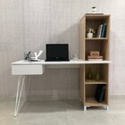 Escrivaninha Mesa Escritório Com Estante E Fusion 1 Gaveta 4