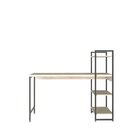 Escrivaninha Mesa Escritório Com Estante Estilo Active 3 Prat