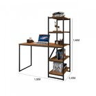 Escrivaninha Mesa Escritório Com Estante Home Office Fit 130c