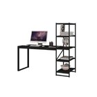 Escrivaninha Mesa Escritório Com Estante Innovare 4 Prateleir