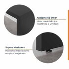 Escrivaninha Mesa Escritório Com Gaveteiro 170cm Ficus Cabeca