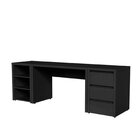 Escrivaninha Mesa Escritório Com Gaveteiro E Nicho 220cm Ficu