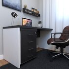 Escrivaninha Mesa Escritório Com Gaveteiro E Prateleira 120cm