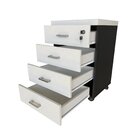 Escrivaninha Mesa Escritório Com Gaveteiro E Prateleira