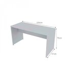 Escrivaninha Mesa Escritório Com Nichos E 3 Prateleiras 190cm