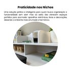 Escrivaninha Mesa Escritório Com Nichos Sofia Artely 120cm Br