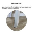 Escrivaninha Mesa Escritório Com Nichos Sofia Branco Artely B