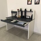Escrivaninha Mesa Escritório Com Painel France Home Office 2