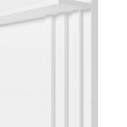 Escrivaninha Mesa Escritório Com Painel Ripado Para Tv Até 42