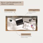 Escrivaninha Mesa Escritório Com Regulagem De Altura Entrada