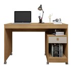 Escrivaninha Mesa Escritório Com Rodízios 120cm Giga Cinamomo