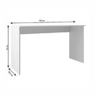 Escrivaninha Mesa Escritório Compact Branco