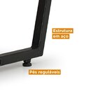 Escrivaninha Mesa Escritório Concept 120cm Industrial Cabecas