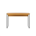 Escrivaninha Mesa Escritório Criare 1,20 X 0,55 Cm Preto/natu